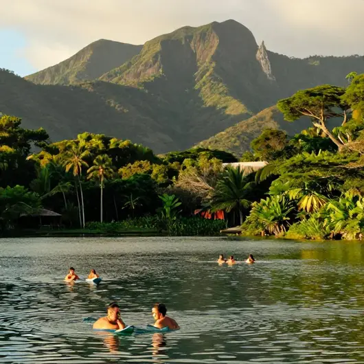 Explorando a Beleza da Lagoa Verde na Ilha Grande